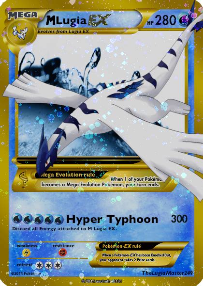 mega lugia|mega lugia ex card.